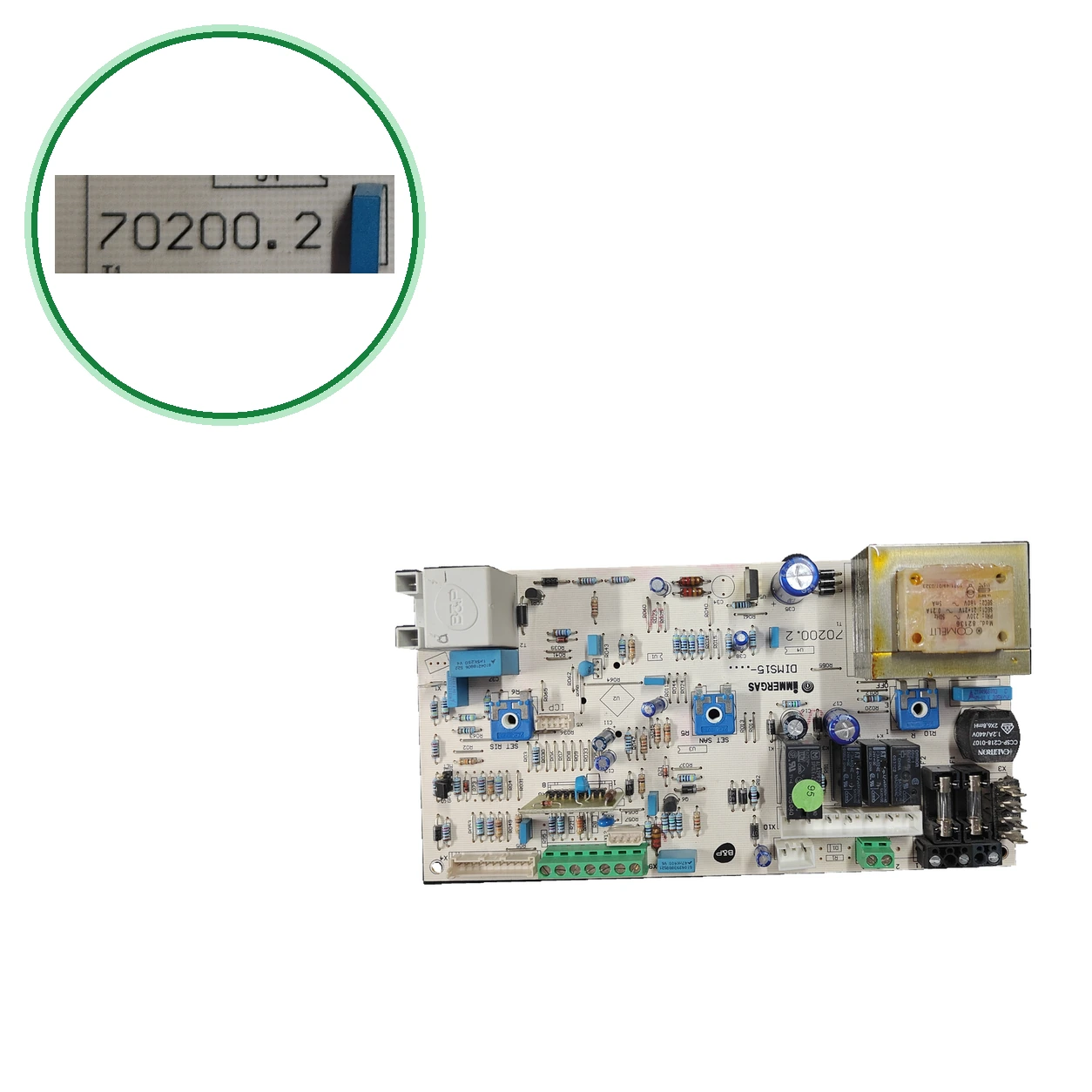 PCB Electrónica B&P DIMS15-IM01 · Immergas 1031751 · Para Eolo Mini 24 KW