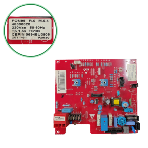 Placa electrónica Gruppo Giordano FON99 R.0 M.0.4 · 48300020 para Fondital Panarea Compact