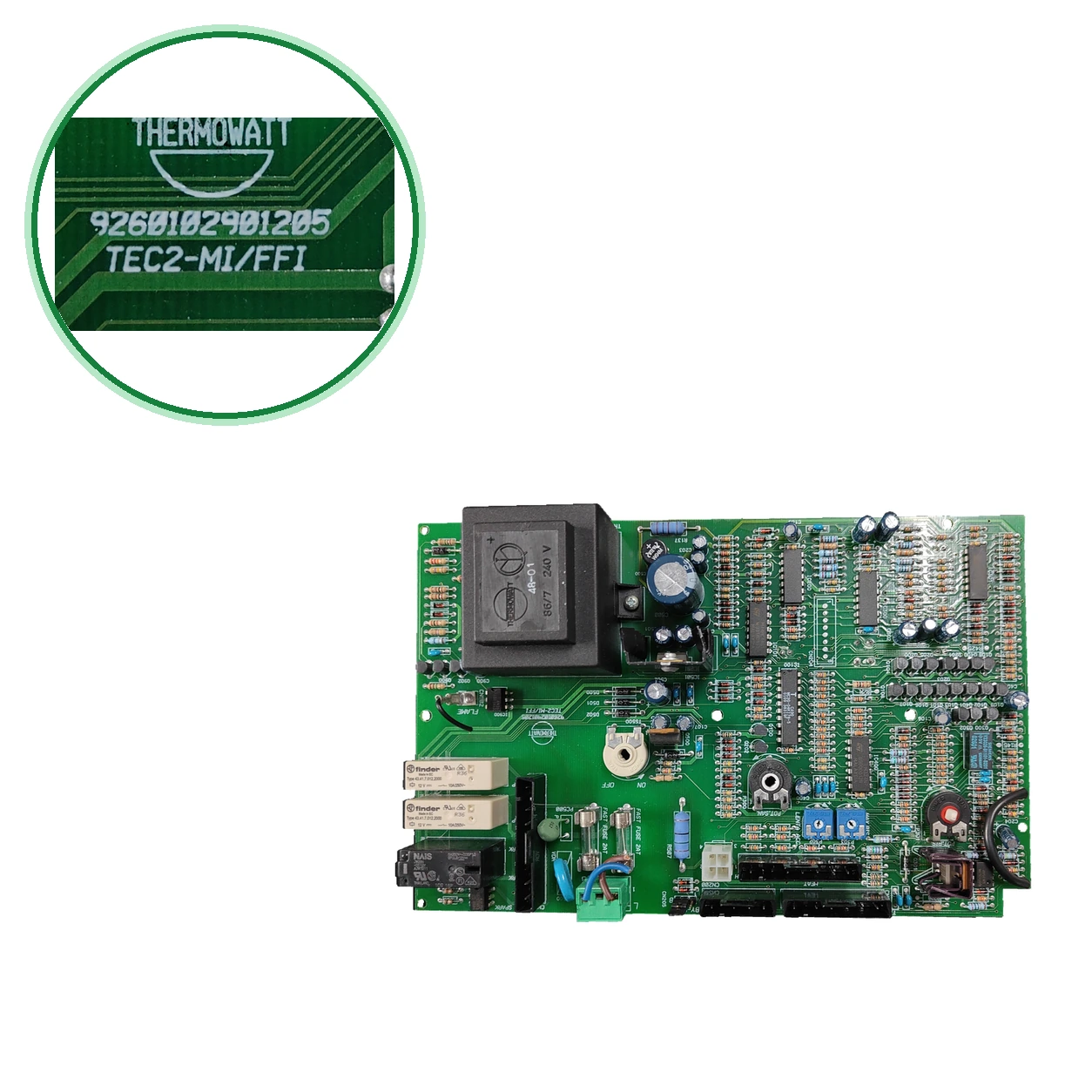 PCB Electrónica Thermowatt TEC2-MI/FFI · 9260102901205 Para Ecoflam 28 CS CPA