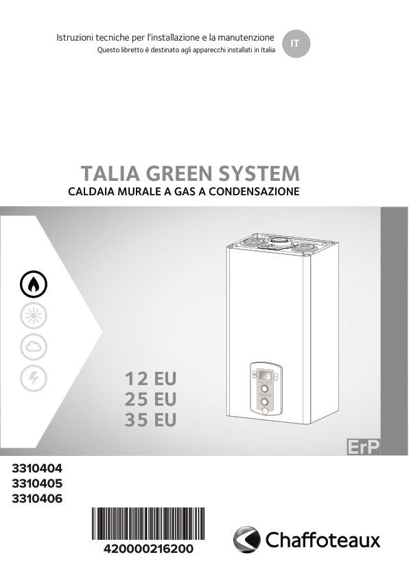 Portada del manual Talia Green System 12/25/35 EU
