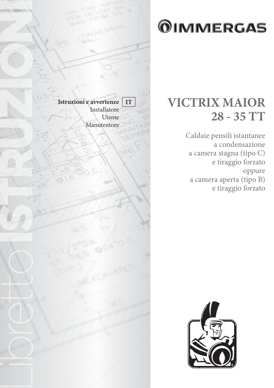 Portada original del manual VICTRIX MAIOR 28–35 TT