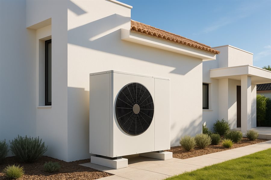Instalación de aerotermia en vivienda unifamiliar Madrid