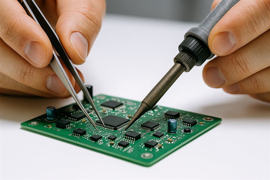 Laboratorio reparación placas electrónicas calderas Torrejón de Ardoz