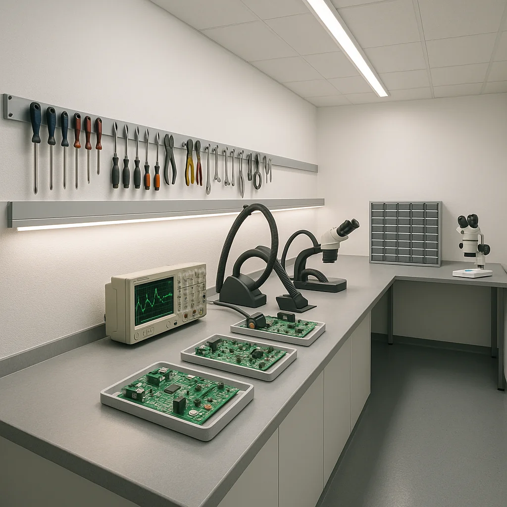 Laboratorio electrónico Uniclima Torrejón de Ardoz